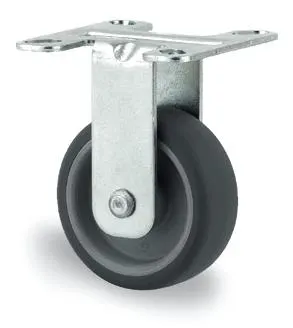 Tente 2478PJI050P40 Länkhjul 50 mm, termogummi, platta 55x55 mm