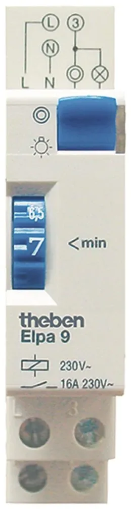 Theben 0090001 Trappautomat 16 A, max belastning 2300 VA