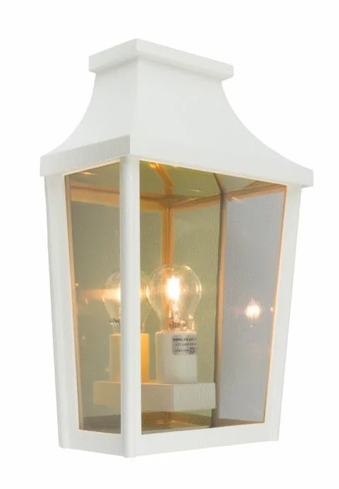 Norlys London 497 Väggarmatur E27, 57W, IP65 Vit