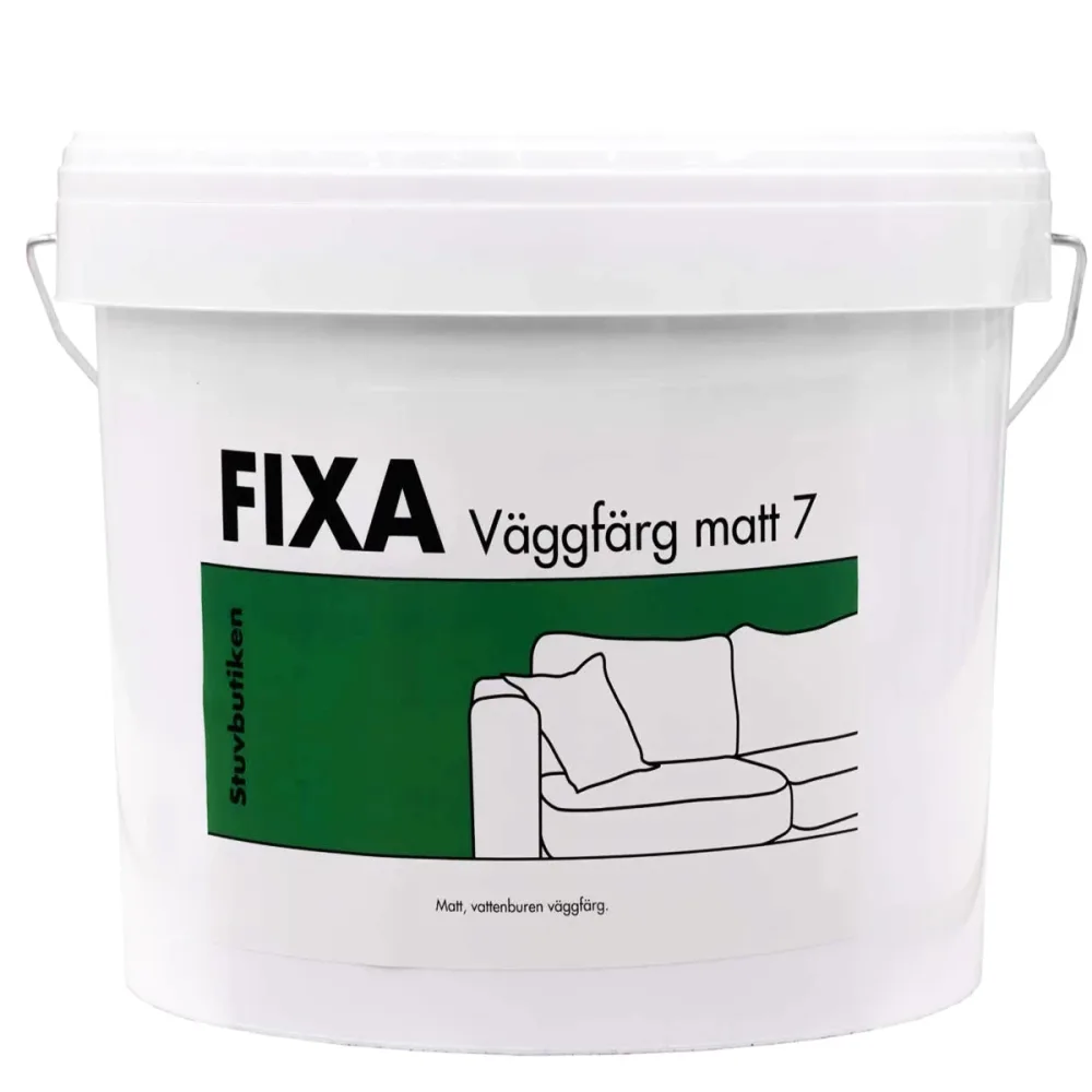 Väggfärg Matt 7 Vit, 9L - Bild 2