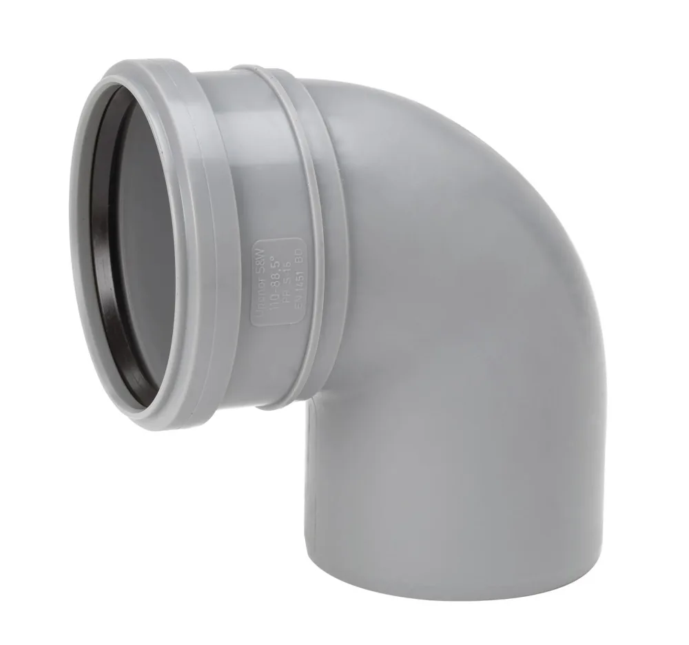 Uponor 3002601641 Markavloppsböj 88,5° 110 mm - Bild 2