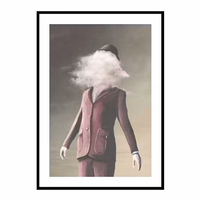 Poster Gallerix Head In Clouds Storlek: 30x40 cm