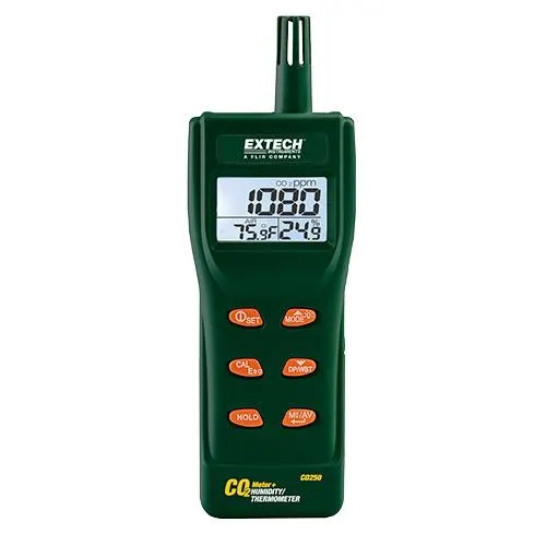 Extech CO250 Koldioxidmätare -10 till 60°C