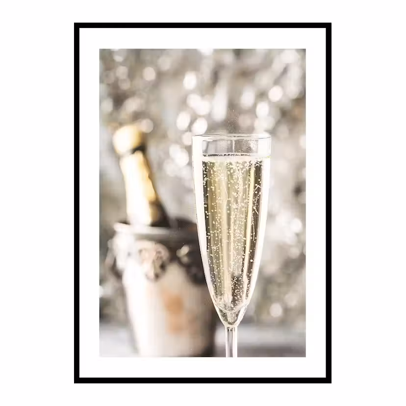 Poster Gallerix Sparkling Champagne Storlek: 70x100 cm