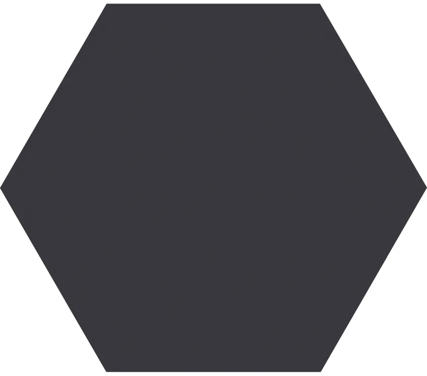 Haze Svart matt hexagon 15x17