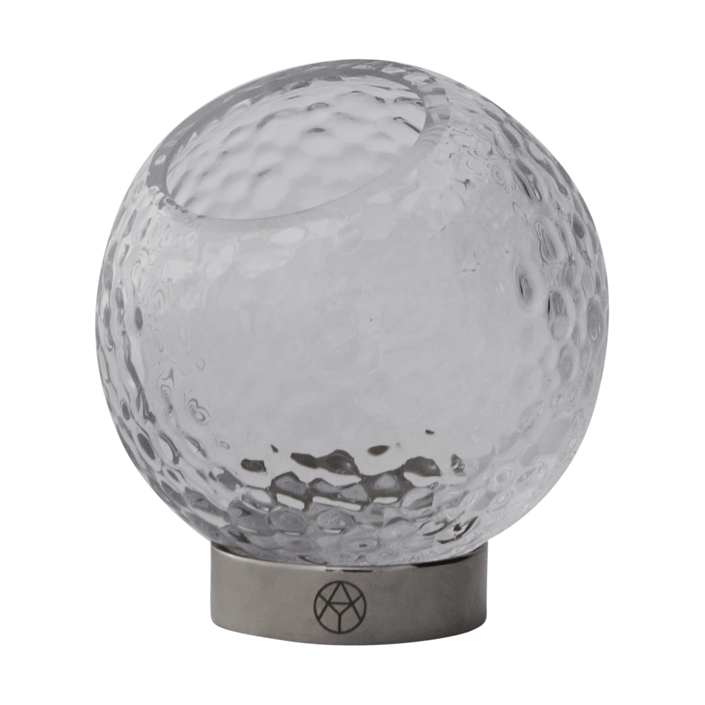Globe bubbles vas Ø10 cm, Clear