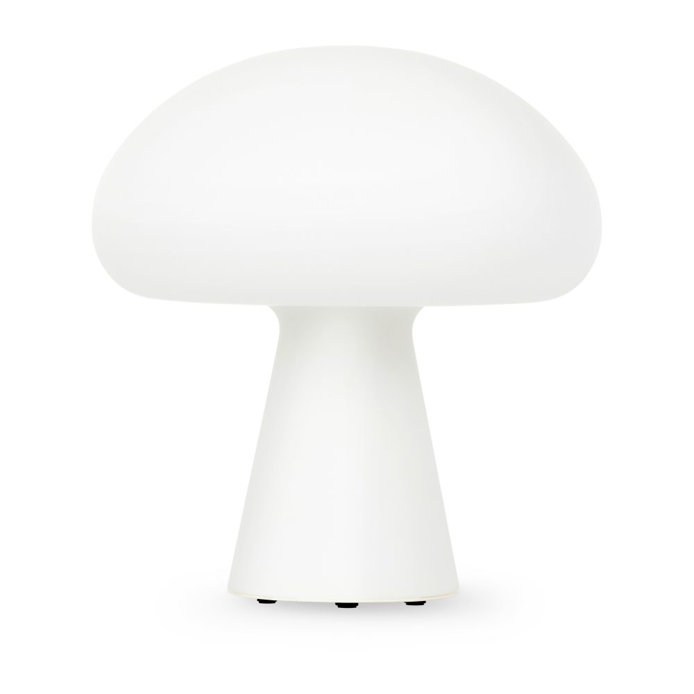 Obello portabel bordslampa, Frosted glass