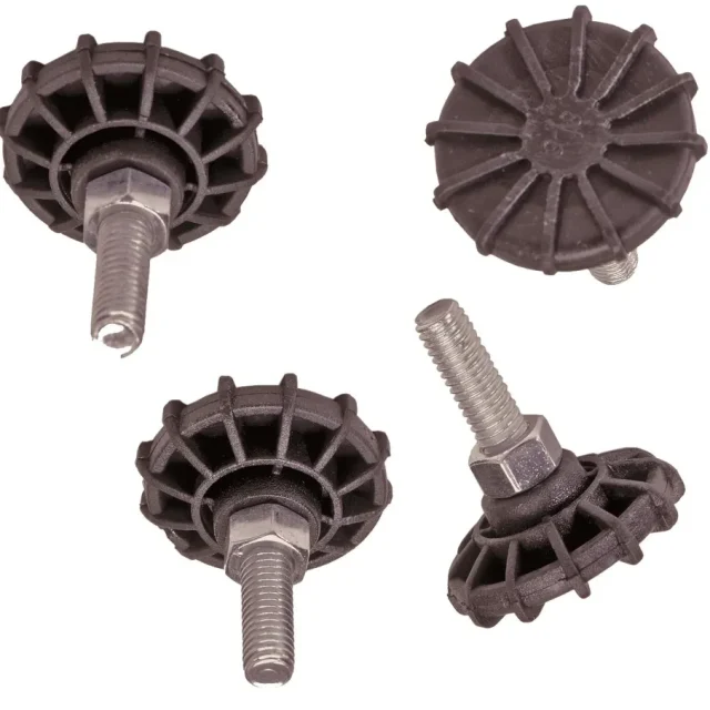 Eurolan 60A-24-18 Nivåfot för Wall Cabinets, 4-pack