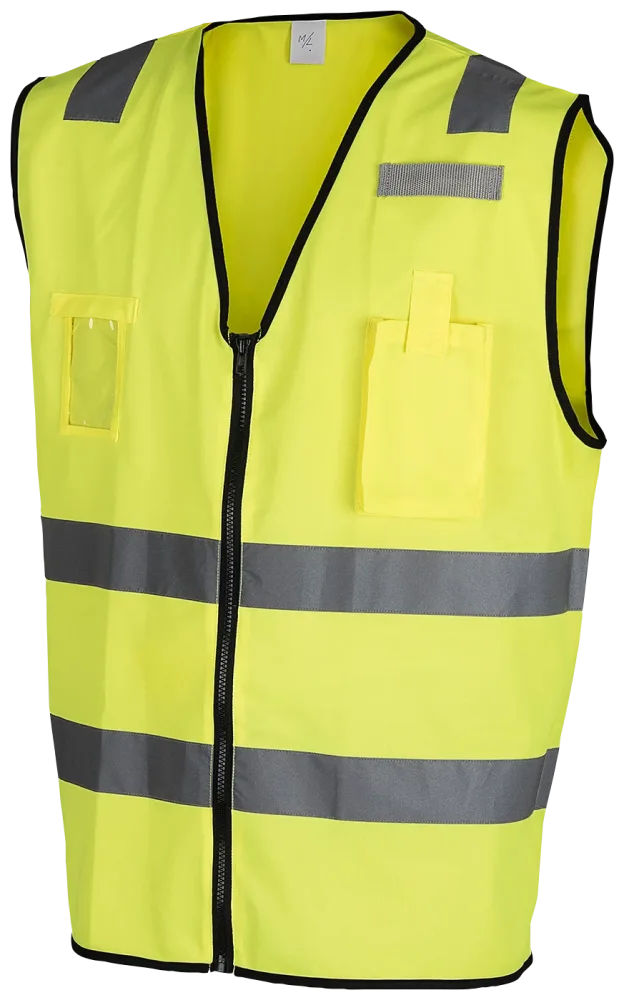 L.Brador 4142P Varselväst hi-vis gul, klass 2 XL/XXL