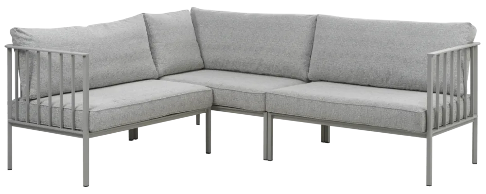 Brafab Upper Loungesoffa Svart/Teddy Black