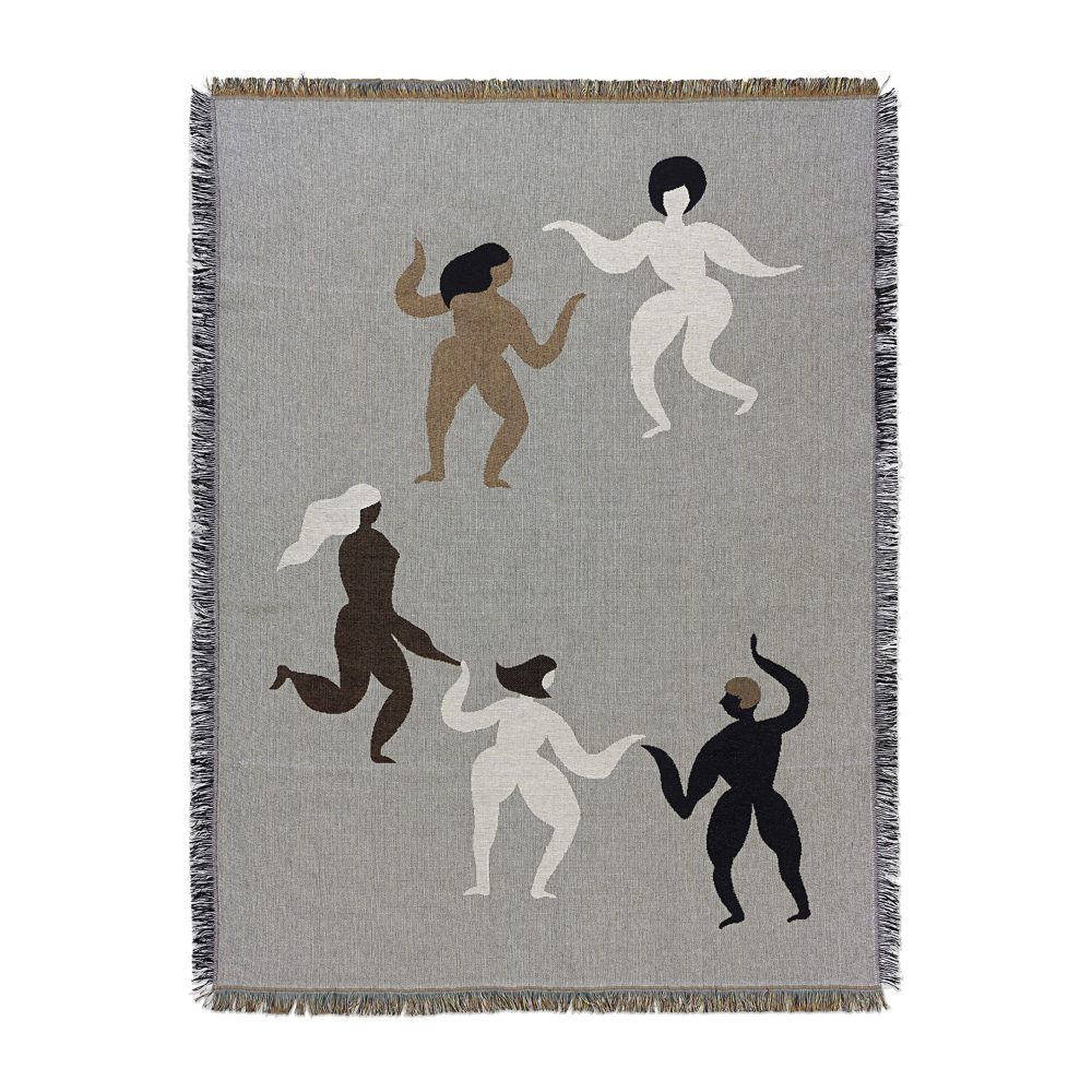 Free tapestry pläd 120x170 cm, Grey