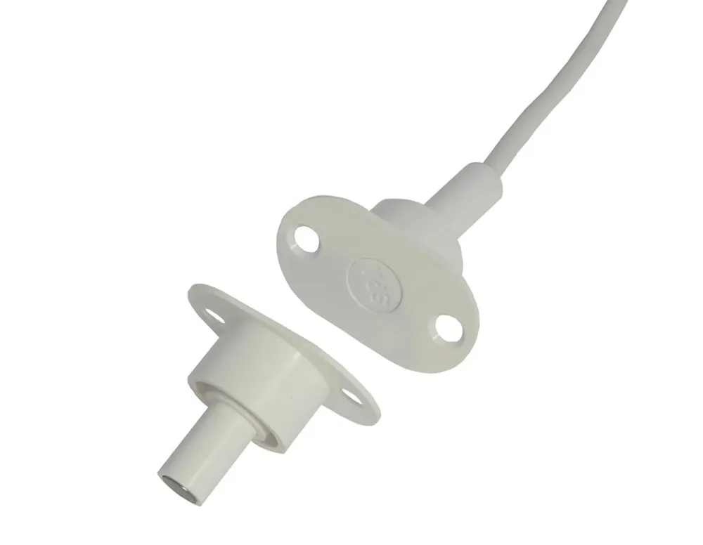 Alarmtech MC 370-S11-5 Högsäkerhetskontakt 22 mm sensor, inbyggd 5 m kabel