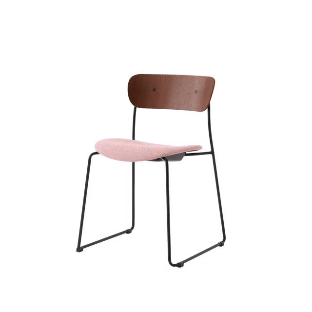 Pavilion AV52 Matstol Polstrad Sits Svart/Ecriture