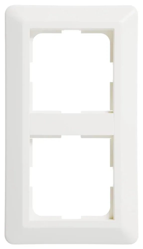 Elko EKO07245 Kombinationsram renvit (RAL9003), termoplast 155 mm, 2 fack - Bild 2