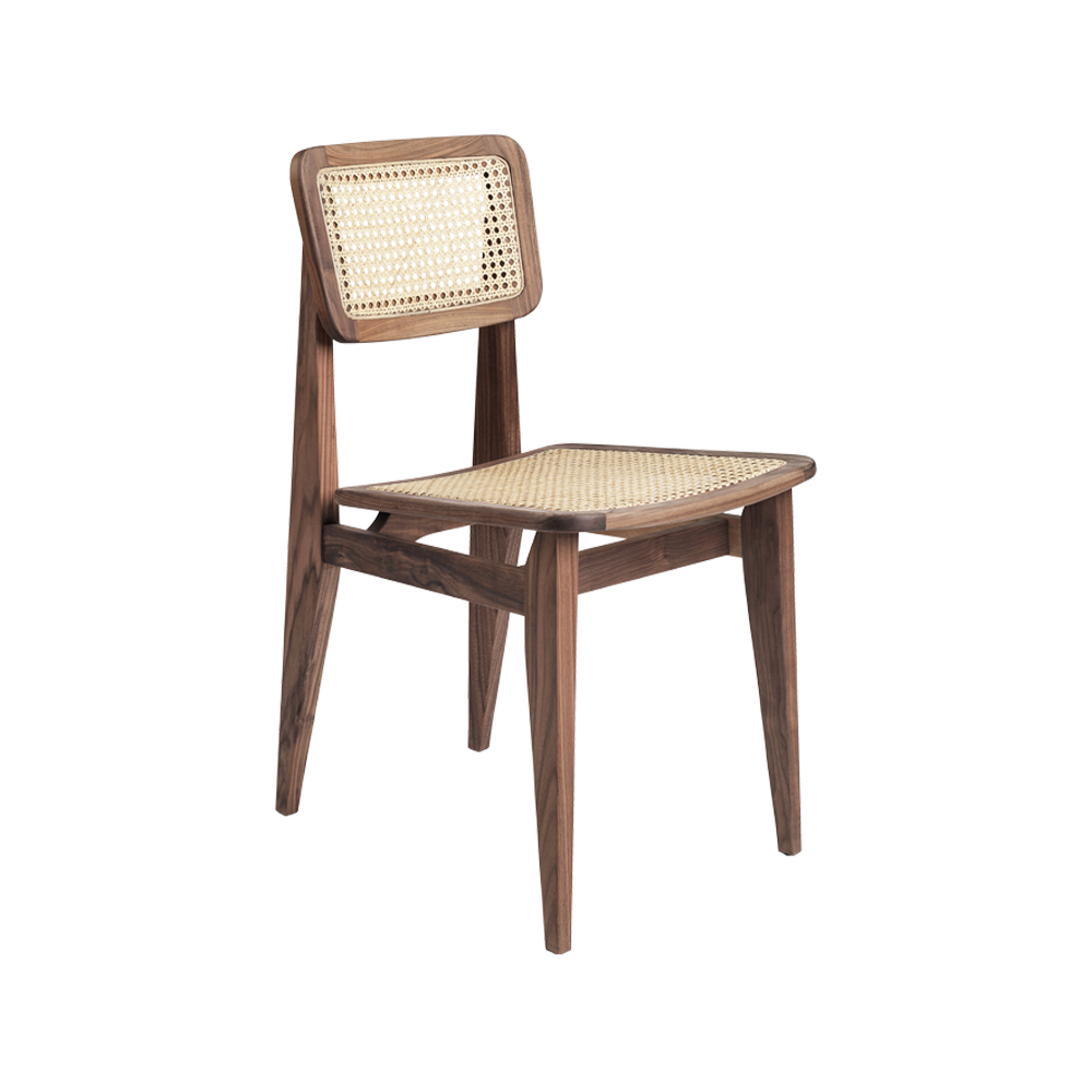 C-Chair stol, american walnut, rotting