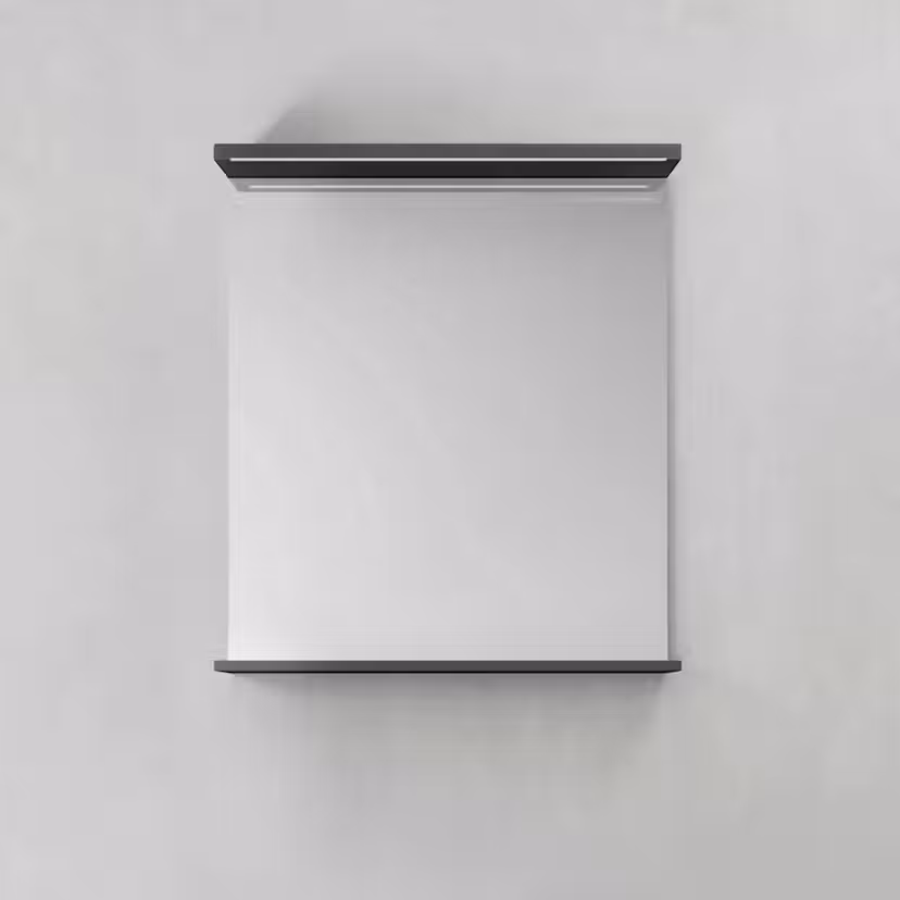 Spegel Hafa Store LED-Profil Bredd: 600 mm, Antracit