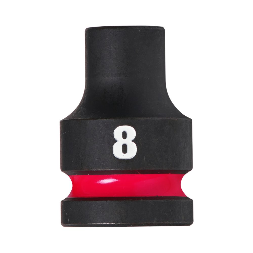Kjøp Milwaukee Krafthylse shockwave impact duty, 1/2", 8 mm