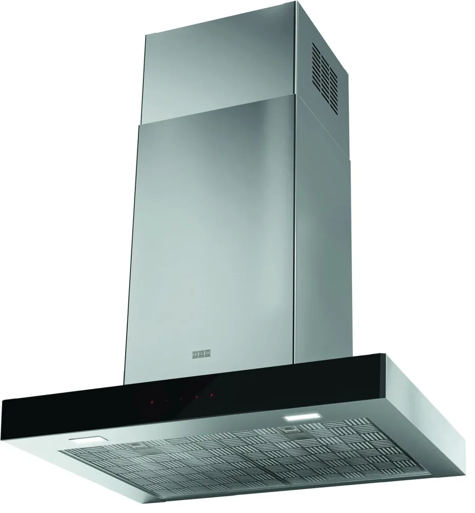 Franke Crystal touch Spisfläkt svart/rostfri 90 cm