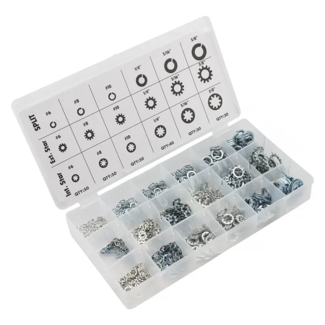 PELA 508685 Låsbricka sats, 720 delar