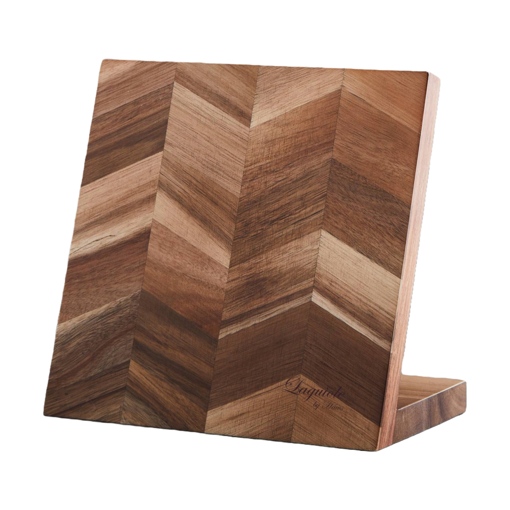 Laguiole By Hâws magnetiskt knivblock 22,6x19,5 cm, Acacia