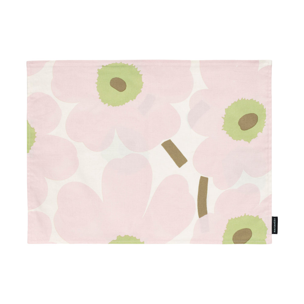 Pieni unikko bordstablett acryl, Off white-pink-pear-sand