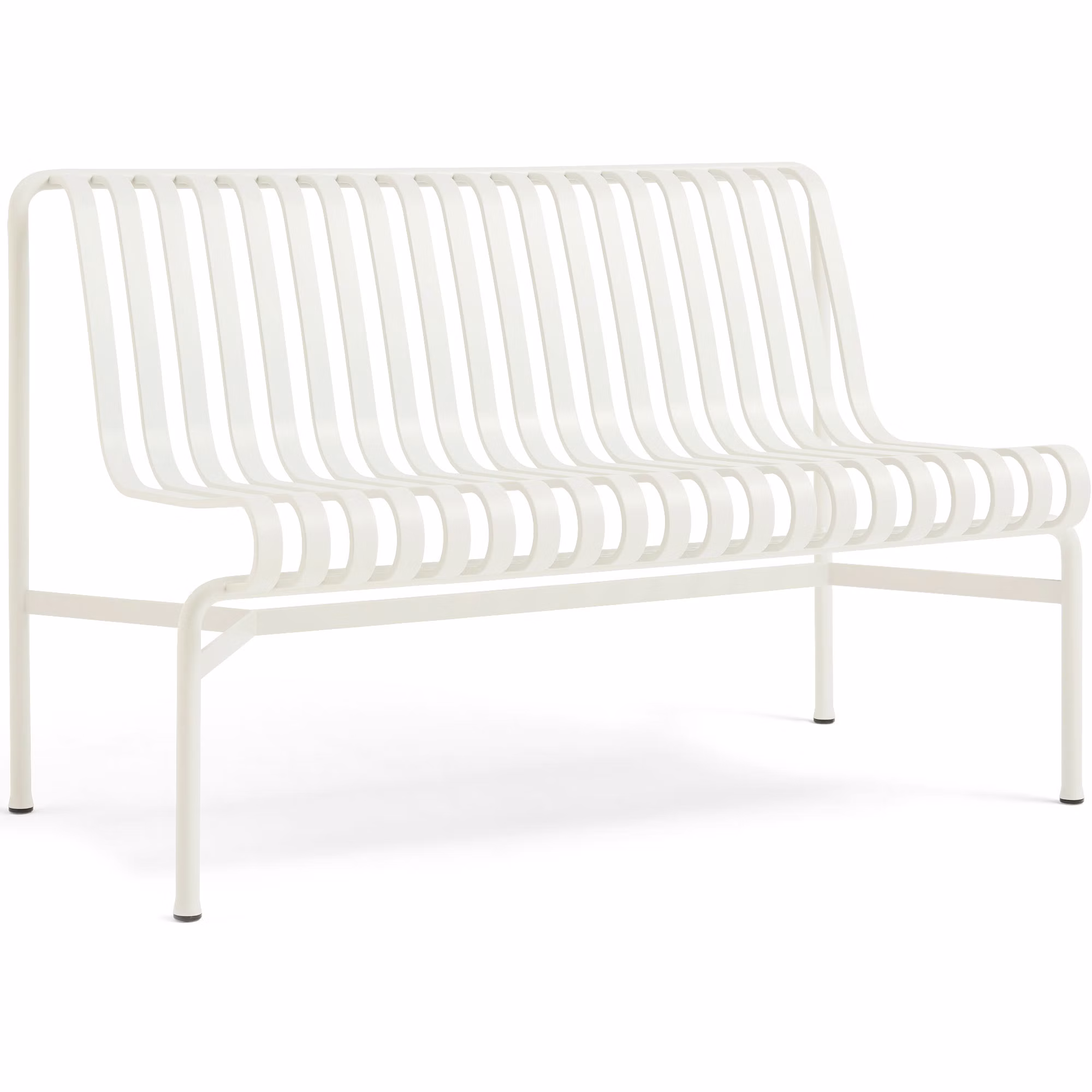 Palissade Dining Bänk Utan Armstöd, Cream White