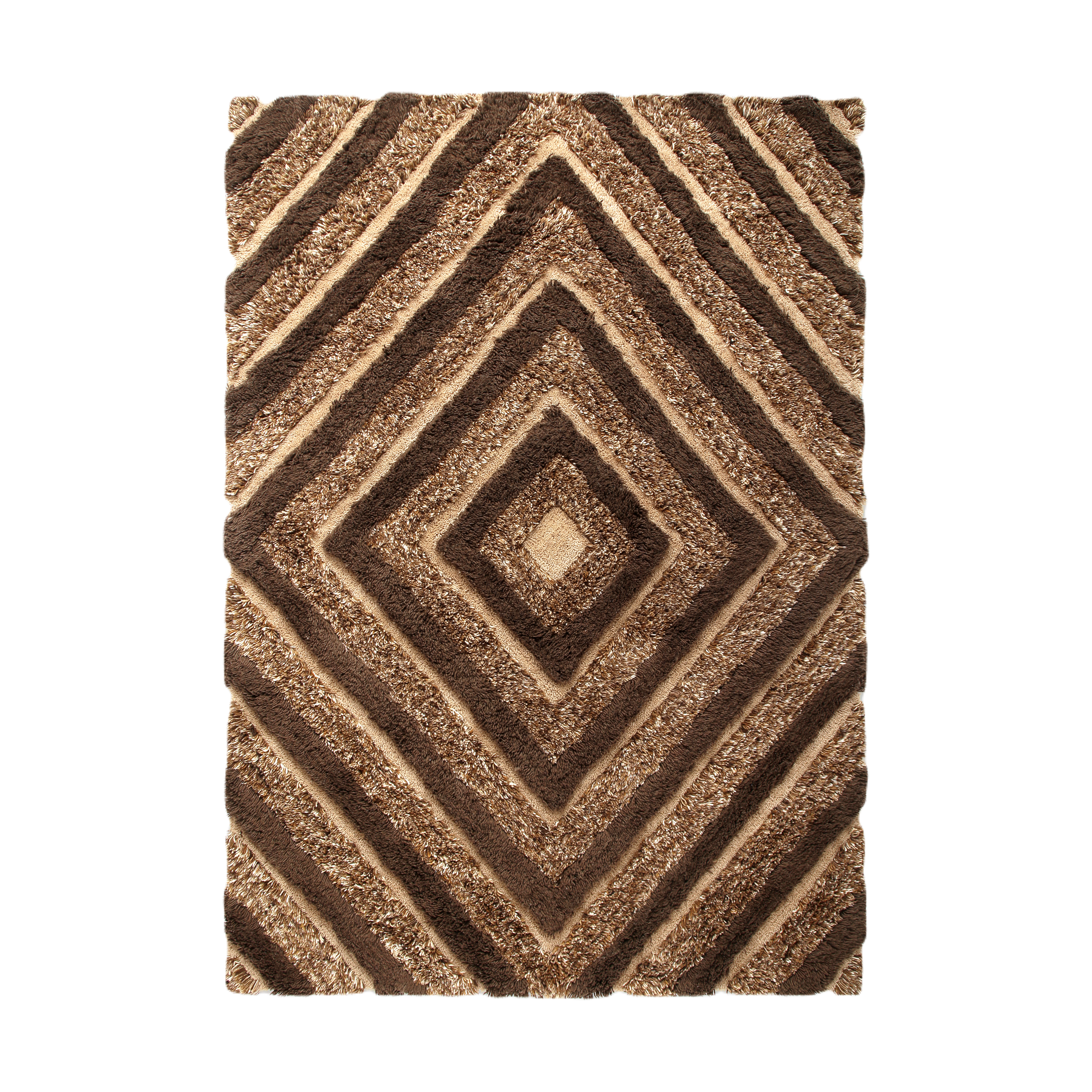 Stenborg ullmatta 170x240 cm, Brown