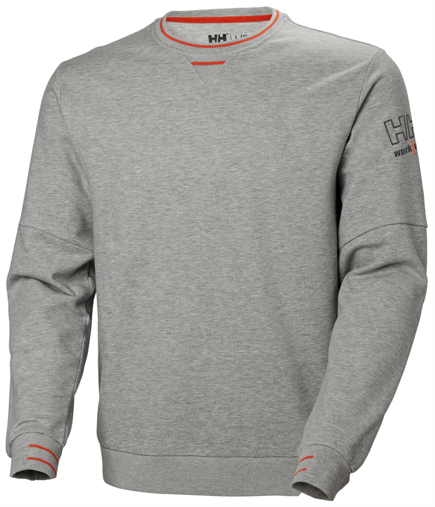 T-SHIRT HELLY HANSEN L-Ä GRÅ KENSINGTON 2XL, GRÅ LÅNGÄRMAD