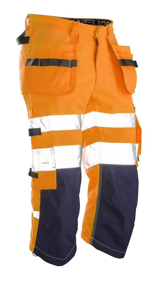 Jobman 2217 Piratbyxa orange/marinblå, varsel D120