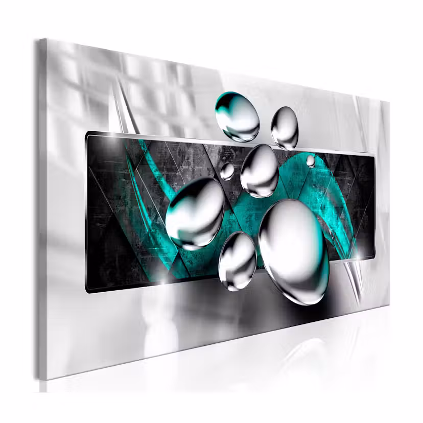 Tavla Arkiio Shny Stones Turquoise 150x50 cm