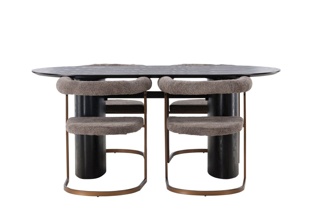 Isolde Matgrupp 180 cm Oval med 4 Morning stolar