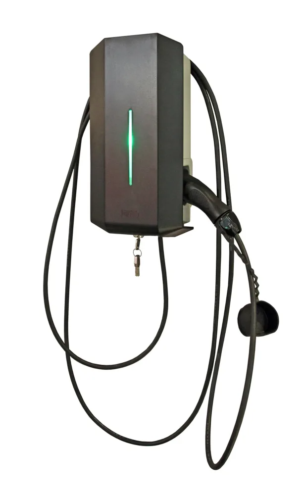 Garo GLB-DCM-T222FC Laddbox fast T2-kabel, 22 kW, 3-fas