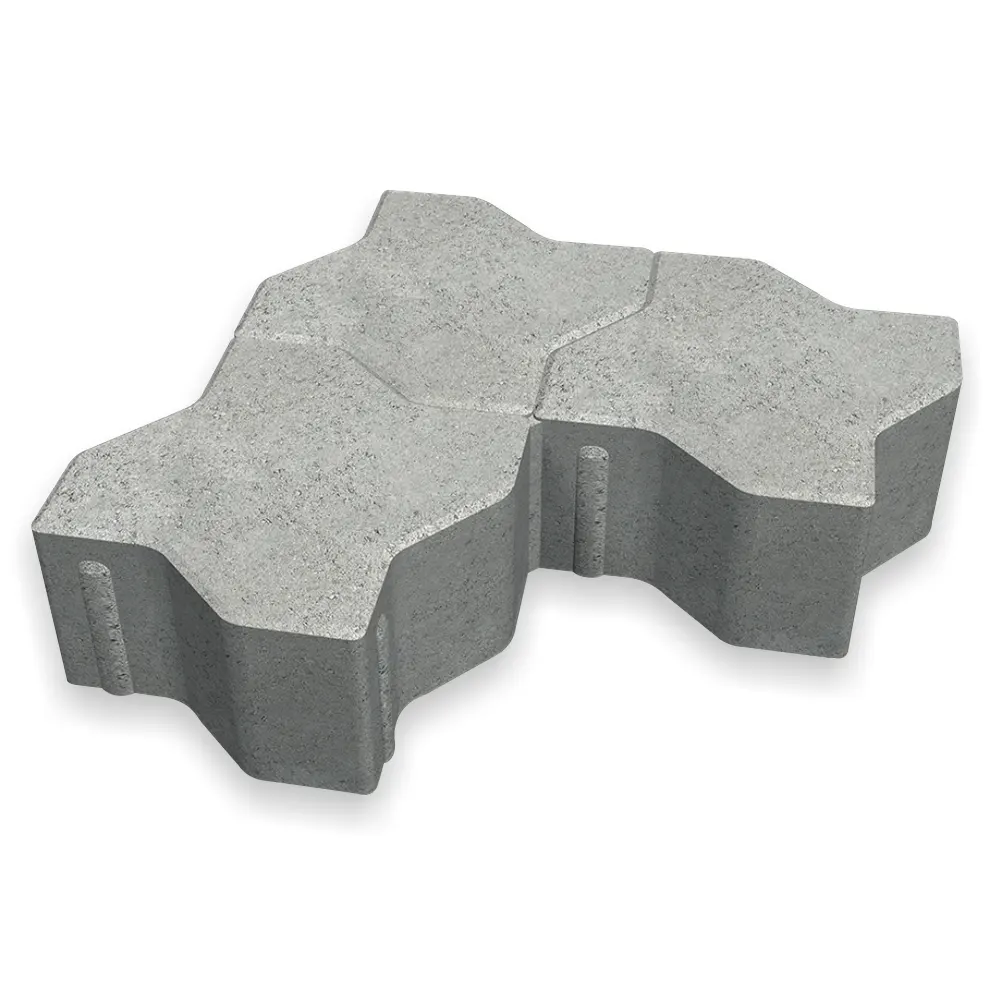Benders Marksten Loc Grå 232/116x116/232x80mm | Beställ Idag