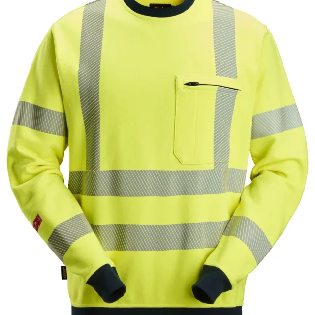 Snickers Workwear 2863-6695 Tröja varsel, gul/marinblå XS