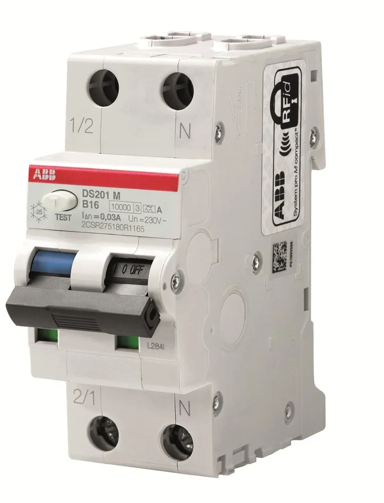 ABB 2CSR275180R2404 Personskyddsautomat 10kA, C-karakteristik, typ A DS201M C40 A100