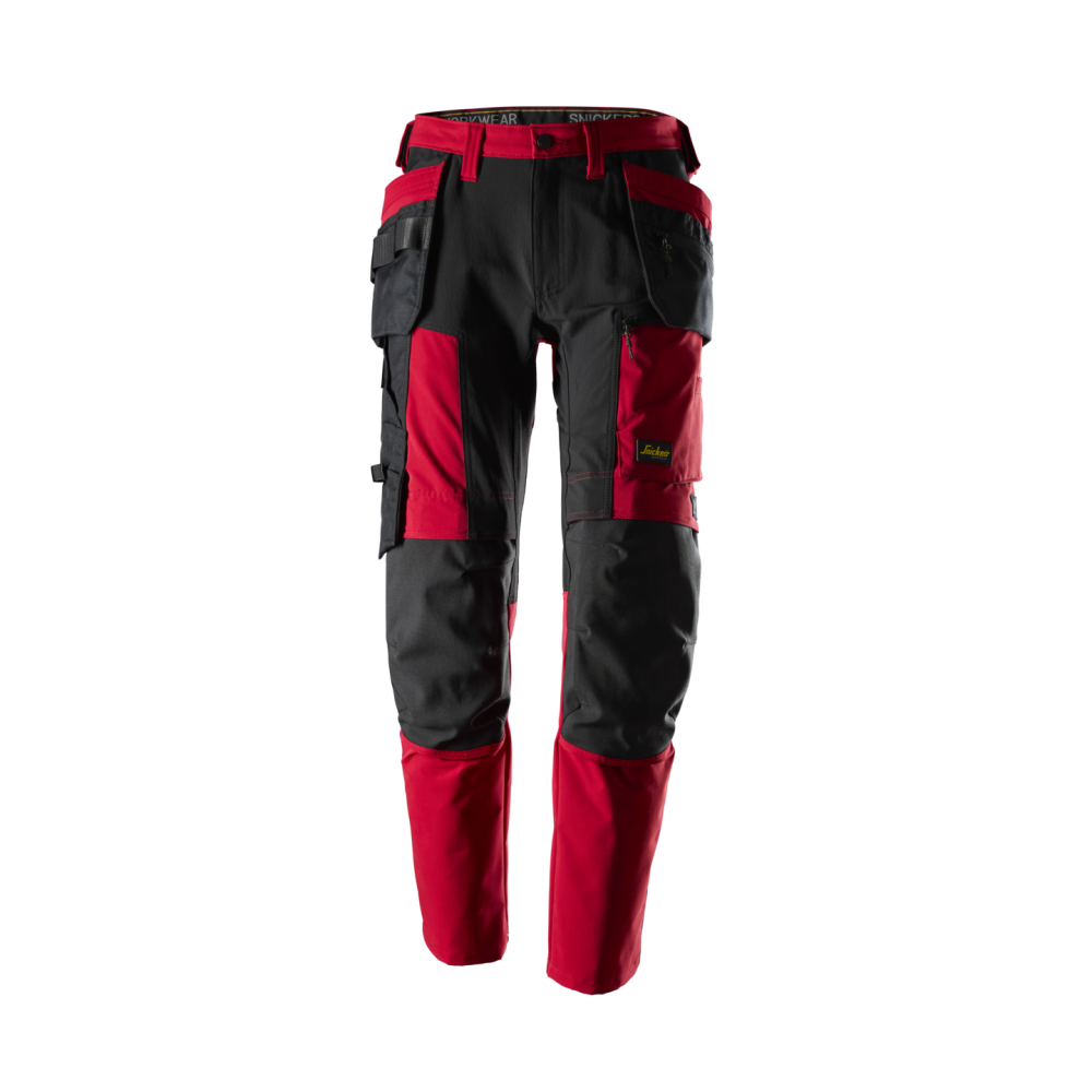 ARBETSBYXA STRETCH AW HF CHILI/SVART STL 162