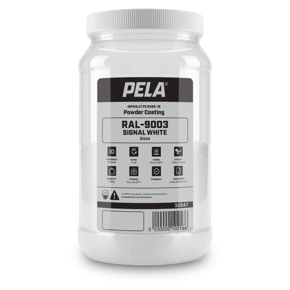 Kjøp Pulverlakkfarge hvit, 1 kg