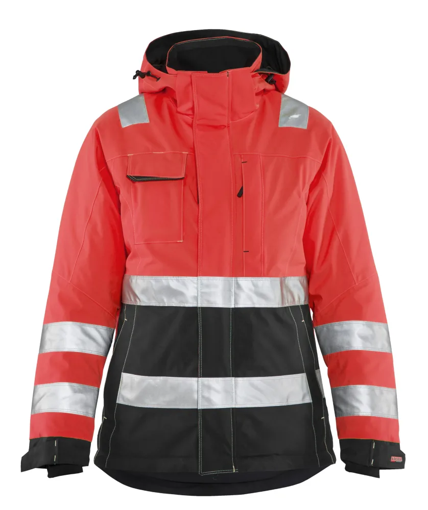 Blåkläder 487219875599S Vinterjacka varsel, röd/svart S