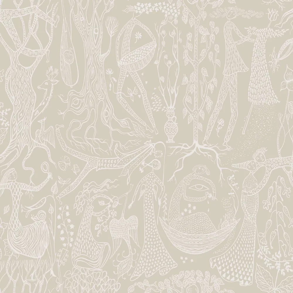 Tapet Scandinavian Designers II Poème D´amour 1763 Beige Klassiskt - Bild 2