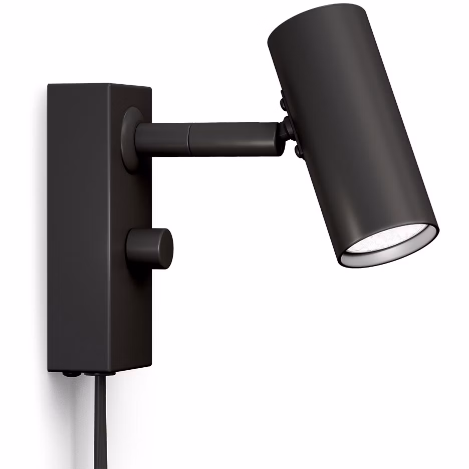 Cato Vägglampa, Mattsvart