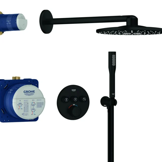 Grohe Precision SmartControl 348742430 Takduschset mattsvart