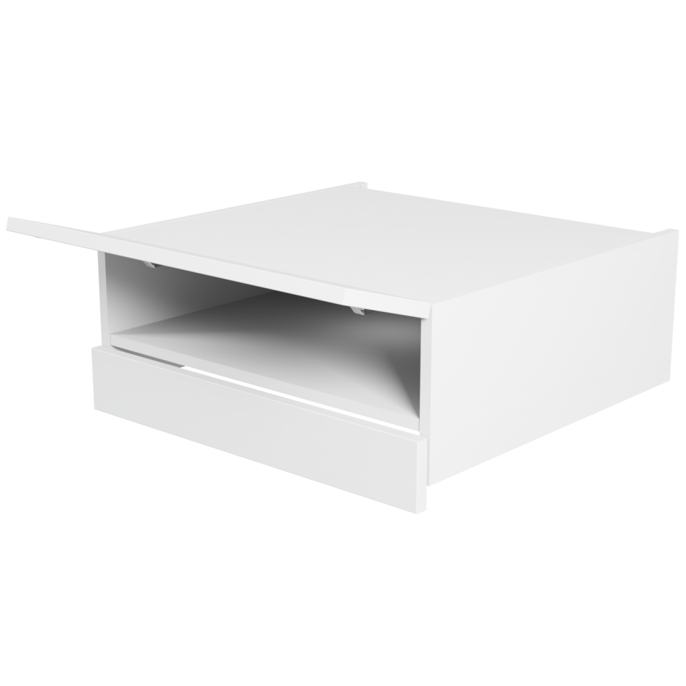 SKÅP ÖVER KYL 60CM 9301 L1 STOMME VIT05, FRAMKANT VIT