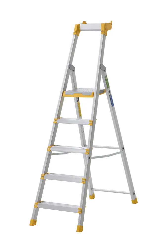 W.steps 55P Trappstege med certifierat aluminium 8 steg, 2610 mm