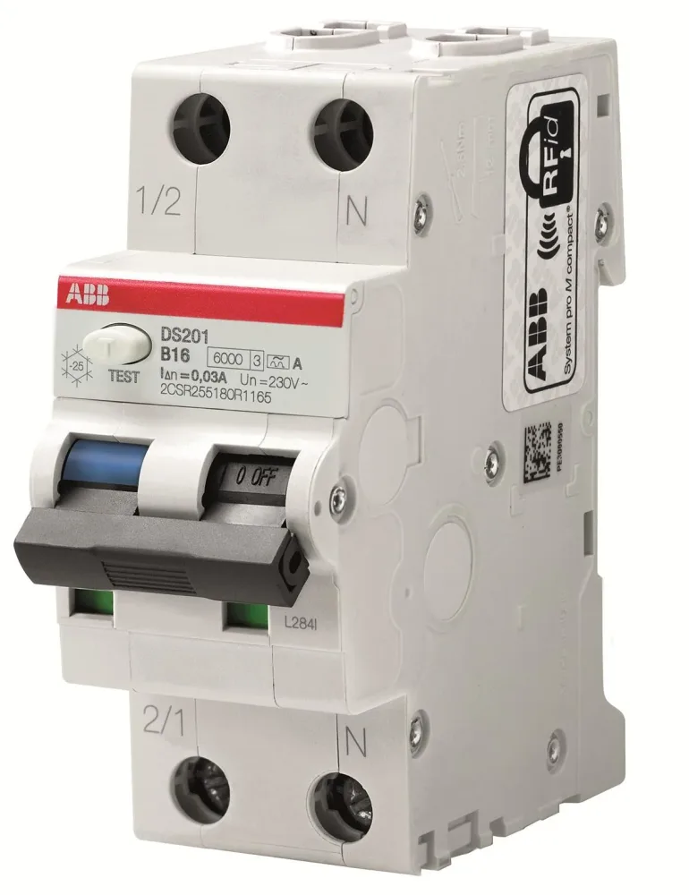 ABB 2CSR255180R3134 Personskyddsautomat 6kA, C-karakteristik, typ A DS201 C13 A300 - Bild 2