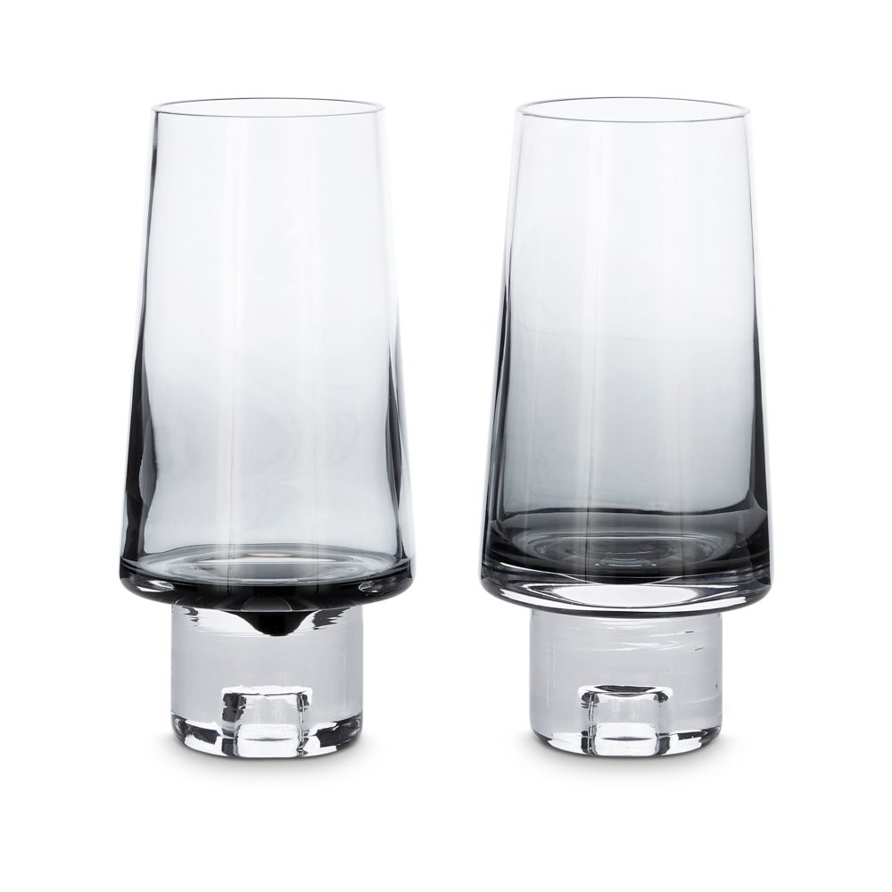 Tank dricksglas höga 2-pack, Svart