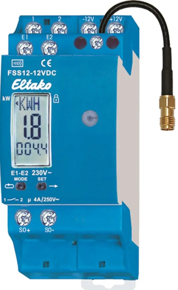 Eltako 30100600 Energimätare FSS12-12V DC