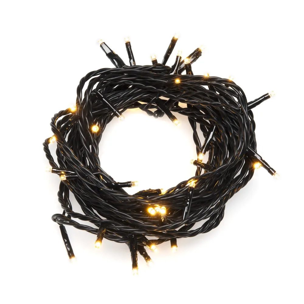 Konstsmide 3724-800 Ljusslinga 3.9 m, multifunktion, timer Amber
