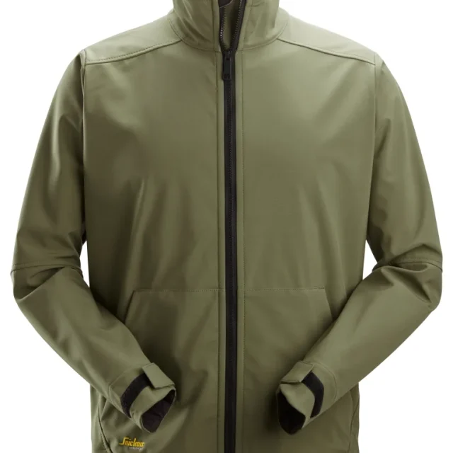 Snickers Workwear 1205 Softshelljacka khakigrön 3XL