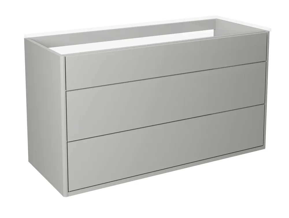 Gustavsberg Graphic Kommod 100 cm, utan tvättställ Vit - Bild 2
