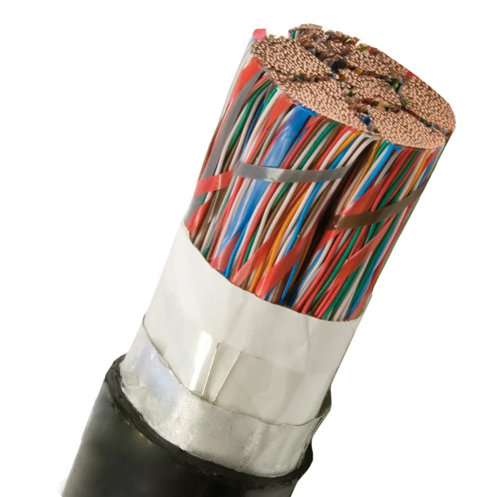 Nexans ELALE Telekabel 300x2x0.5 mm, svart 1 m, kapad